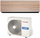 Toshiba Daisekai 10 Κλιματιστικό Inverter 9000 BTU A+++/A+++ με WiFi και Plasma Ionizer Wood