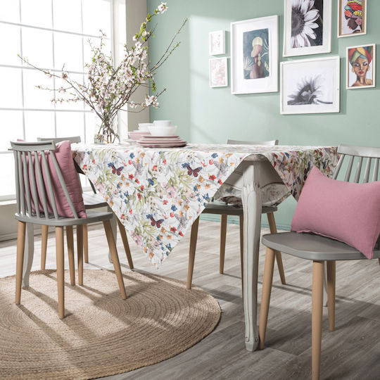 Teoran Easter Tablecloth Polyester 90x90cm