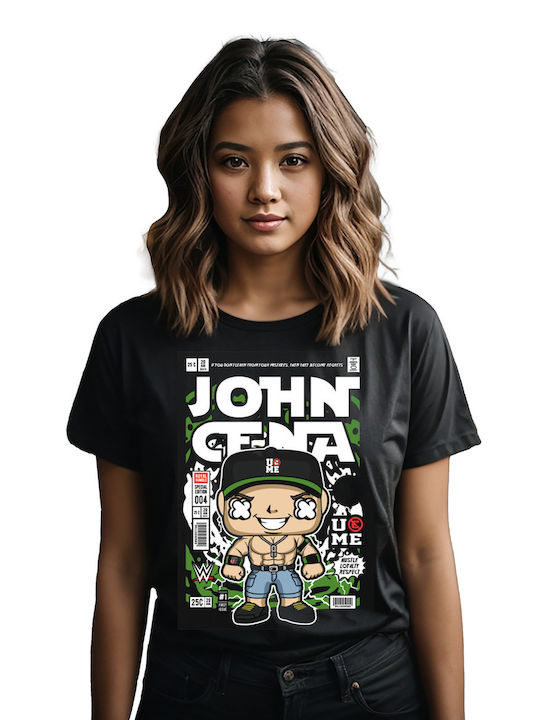 Pop Culture John Cena T-shirt Schwarz