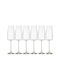 Secret de Gourmet Set of Glasses Champagne / Water made of Crystal Stemmed 340ml 6pcs