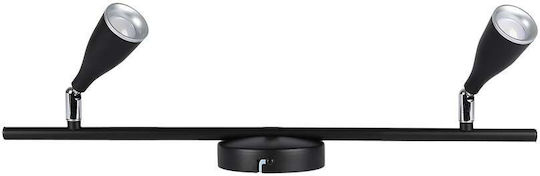 V-TAC Double LED Natural White Spot in Black Color