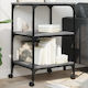 Vidaxl Printer Stand 3 Levels Grey Sonoma 50x41x75 H Hevox Wood Grey