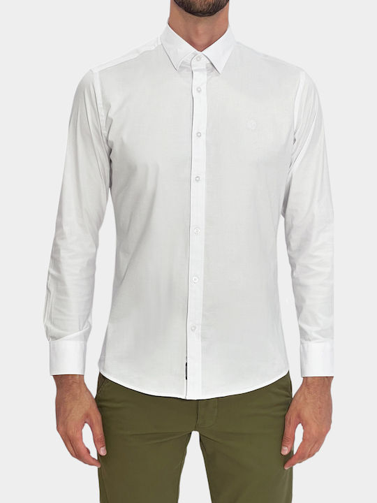 Long Sleeve Shirt Narrow Fit White