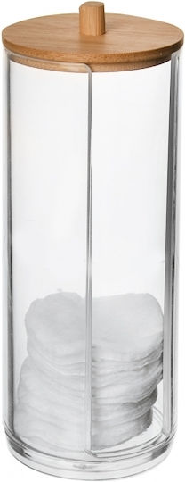 Box Reinigungspads Bambus Deckel 17,5 X 7 Cm