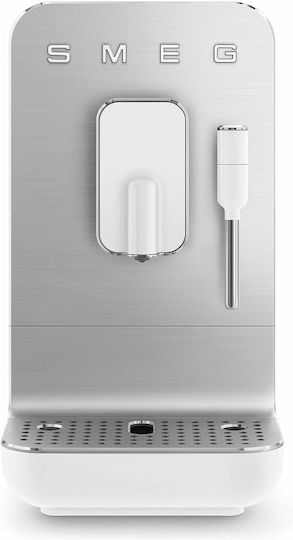Smeg Collezione Automatische Espressomaschine 1350W Druckreiniger 19bar mit Mahlwerk Weiß BCC12WHMEU