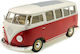 Welly Volkswagen Modeling Figure Car Red in Scale 1:24