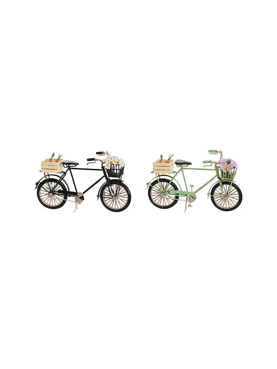 Home Esprit Antic Bicicletă Decorativă Metal 24x9x13cm 1buc