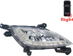 Carro 234919 Προβολάκι Ομίχλης Δεξιός Led Hyundai Elantra Gt I30 2012-2016 Χρωμίου 1 Τεμάχιο