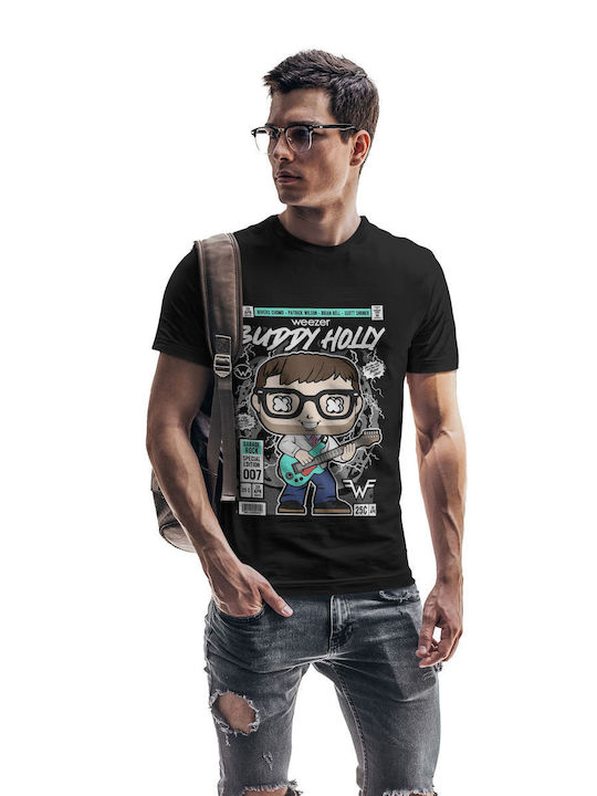 Pop Culture Weezer Tricou Negru