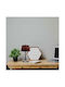 V-TAC Metal Table Lamp LED with Silver Shade and Base