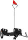 Vidaxl Bicycle Trailer Black Oxford Fabric Iron