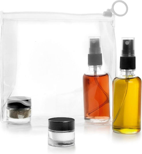 Ibili Öl- & Essigspender-Set Glas mit Ausgießer 50ml