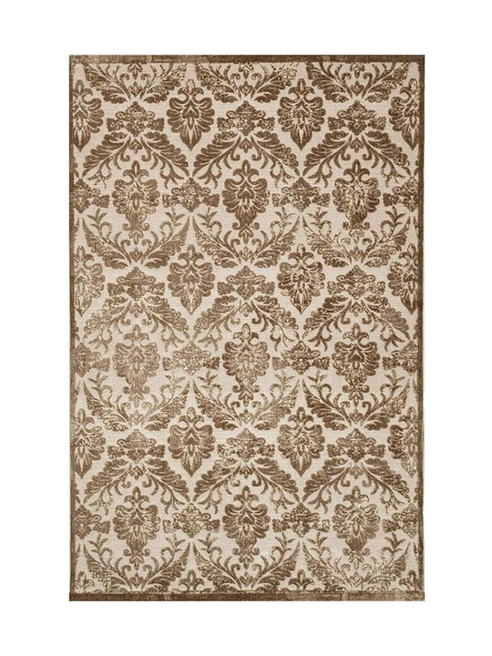 Newplan Set 2 Modern Bedroom Rugs Set Brown-Bei...