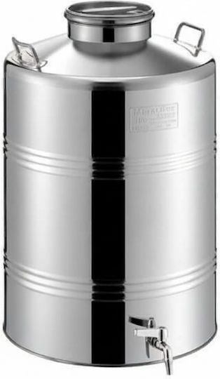 Metal Box Δοχείο Inox Ανοικτού Τύπου Επίπεδο 100lt C1031