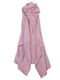 Nef-Nef Homeware Baby Bath Towel-Bathrobe Hooded Sweet Pink 70x120cm
