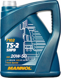 Mannol Λάδι Αυτοκινήτου TS-2 SHPD 20W-50 5lt