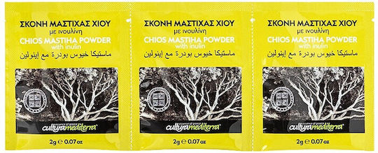 Mediterra S.A. Chios Mastixpulver mit Inulin Zucker Pulver 3 Stäbchen