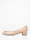 Mourtzi Leather Pink Heels