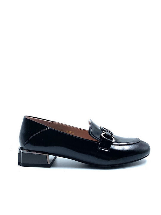 19V69 Mocasini dama în culoarea Negru