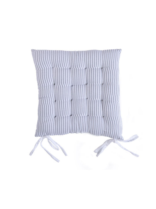 Nef-Nef Homeware Μαξιλάρι Καρέκλας Κήπου Grey 45x45εκ.