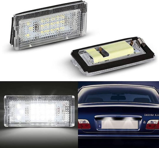 Bosse Kennzeichenbeleuchtungen LED 12V für BMW E46 / Serie 3 2Stück