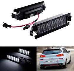 Bosse License Plate Lights Led 12V for Hyundai i30 2pcs