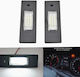 Bosse License Plate Lights Led 12V for BMW E87 / Z4 / Series 1 / Series 6 / M6 / i3 Citroen DS Fiat Multipla / Marea Mini Cooper / ONE / Countryman / Clubman / Paceman / Cabrio for lancia Gamma 2pcs