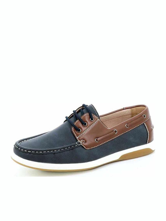 B-Soft Ανδρικά Boat Shoes σε Μπλε Χρώμα