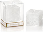 Perfumed Candle White Daisies 5x5x5cm Pvc Box 6.5x6.5x8cm