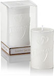 Perfumed White Candle I Love You 4.5x8cm Pvc Box 6x6x9.5cm