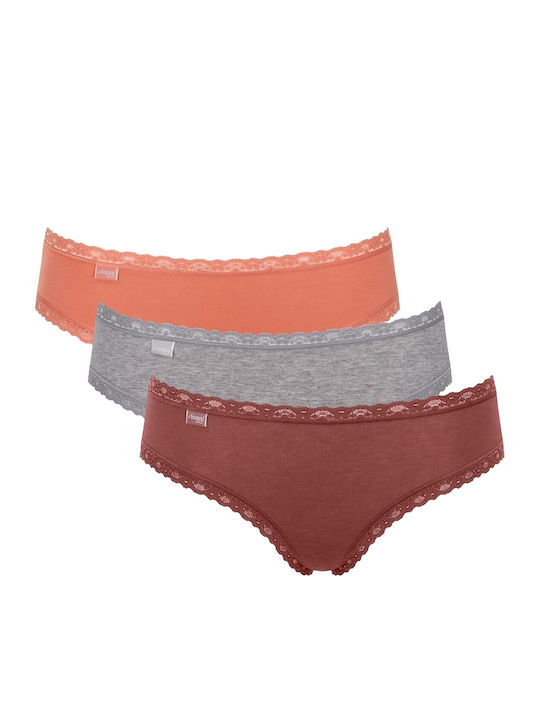 Sloggi 24/7 Weekend Hipster Femei Slip 3Pack Co...