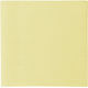 20 Napkins 3ply Vert Decor 33x33cm Yellow