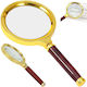 Lupa de aur Classic Handler 60 Mm Golden Magnifier Glass