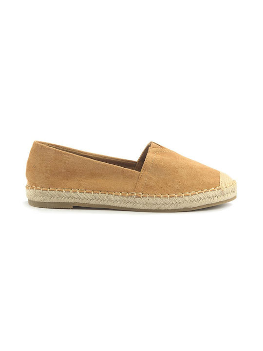 Fshoes Stoff Damen Espadrilles in Braun Farbe