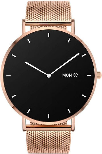 Garett Verona 50mm Smartwatch with Heart Rate Monitor (Gold)