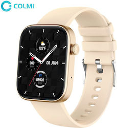 Colmi P71 45mm Smartwatch με Παλμογράφο (Ροζ Χρ...