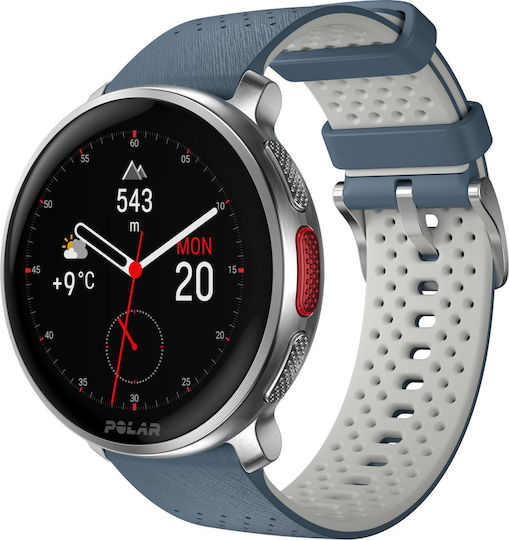 Polar Vantage V3 47mm Smartwatch (Γαλάζιο)