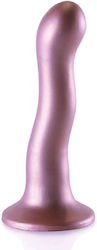 Извита манекенка Силикон Ултра мека силиконова извивка G Spot Dildo Rose 18cm