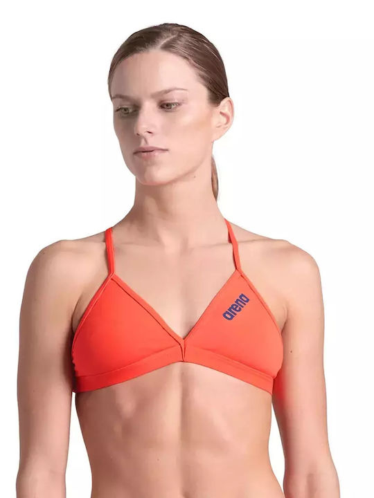 Arena Triangle Bikini Top Orange