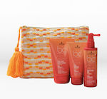 Schwarzkopf Women's Hair Care Set BC Bonacure Sun Protect Travel Kit with Treatment / Toiletry Bag / Shampoo 4pcs