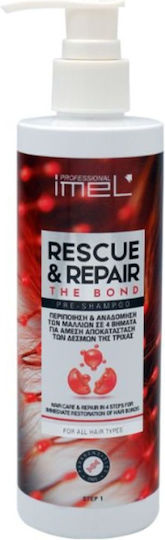 Imel Rescue & Repair The Bond Σαμπουάν Αναδόμησης/Θρέψης για Ταλαιπωρημένα Μαλλιά 300ml