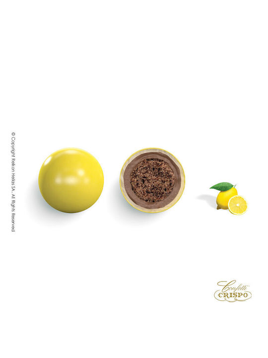 Crispo Krixi Lemon Yellow Jordan Almonds 0.9kg ≈190pcs