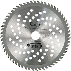 Geko G78031 Cutting Disc Wood Hole Diameter 160mm 1pcs