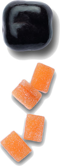 Karamanis Dragees in Form von Kieselstein mit Geschmack von Schokolade Schwarz 3500gr
