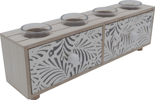 Uncle George Decorative Space made of Wooden 35x8x11cm 1pcs