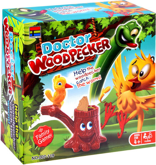 Επιτραπέζιο Παιχνίδι Sick Tree Doctor Woodpecker για 2 Παίκτες 4+ Ετών (EN) Jokomisiada