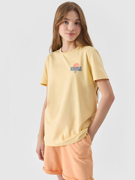 4F Kids T-shirt Yellow