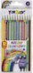 Glitter Pencil Crayons 12 Colors Fun&joy
