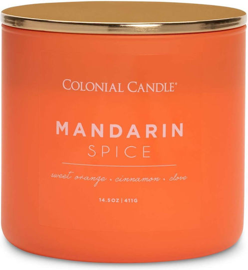 Κερί Αρωματικό 3 Φυτίλια Γυάλινο Δοχείο Mandarin Spice 411 Γραμ Pop Color Κερί Αρωματικό 3 Φυτίλια Γυάλινο Δοχείο Mandarin Spice 411 Γραμ Pop Color