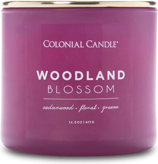 Κερί Αρωματικό 3 Φυτίλια Γυάλινο Δοχείο Woodland Blossom 411 Γραμ Pop Color Κερί Αρωματικό 3 Φυτίλια Γυάλινο Δοχείο Woodland Blossom 411 Γραμ Pop Color